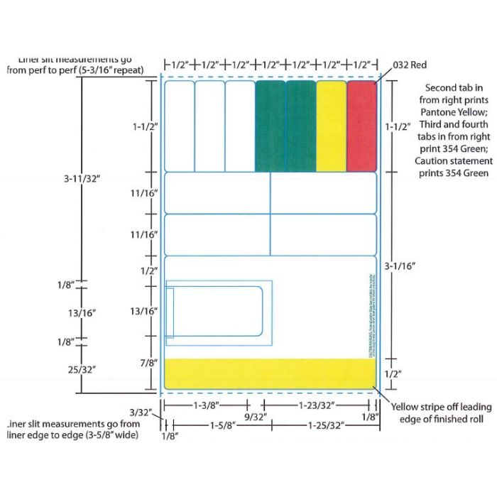 BLANK - STYLE Z LTC - DIRECT THERMAL LABEL - 350 LABELS/ROLL