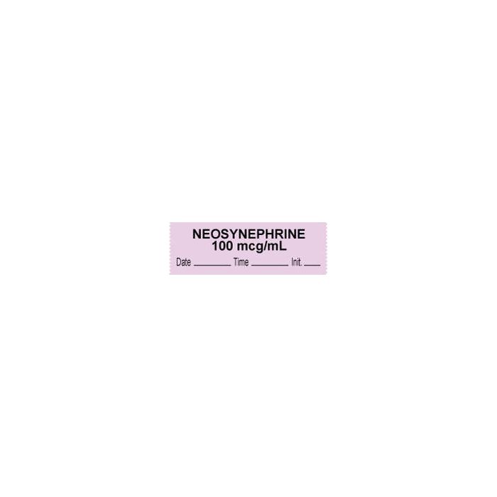 ANESTHESIA TAPE - 1/2 X 500 - NEOSYNEPHRINE 100 mcg/mL - 59726959-DS