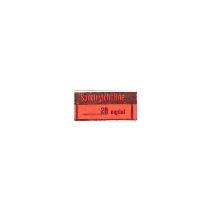 ANESTHESIA TAPE  - 1/2 X 500 - SUCCINYLCHOLINE 20 MG/ML