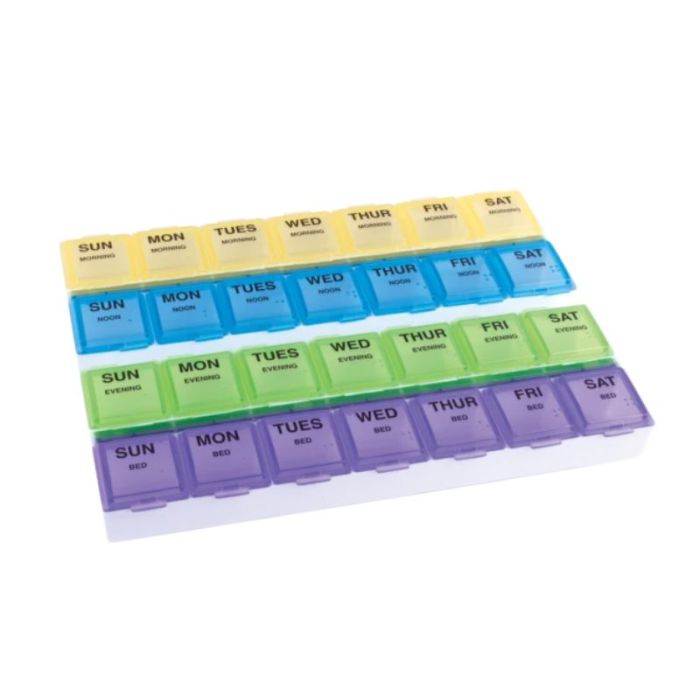 PILL PLANNER - MEDTIME WEEKLY - 4 TIMES A DAY - AP67169