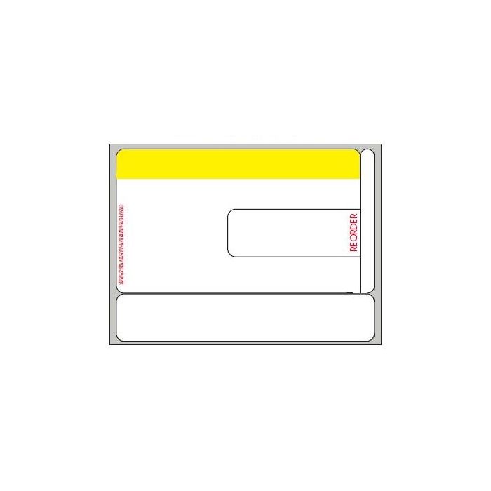 BLANK  DIE 14764R-1  DIRECT THERMAL LABELS ON 1 CORE - BLANK764-DS-1