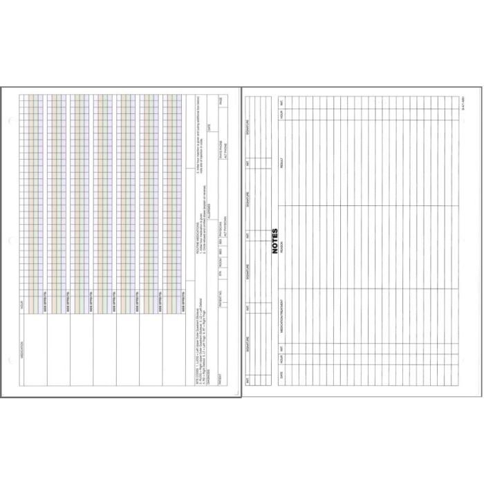 MEDSHEET - 4 COLOR WITH 1 COLOR BACK - 2000/CASE - G-4/1-MS1