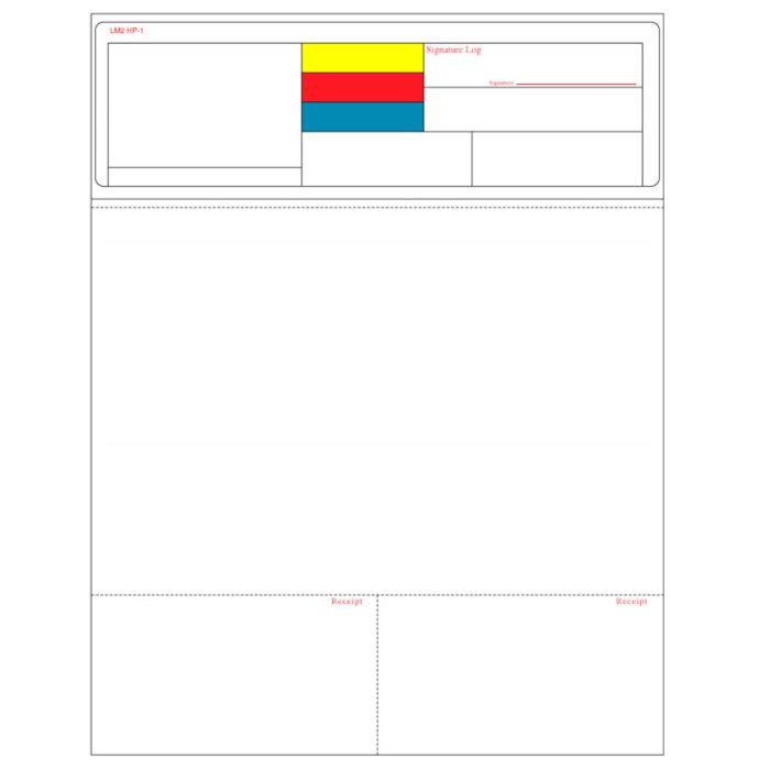 LABEL - LASER DUAL WEB - 8-1/2 X 11 - LM2HP-1