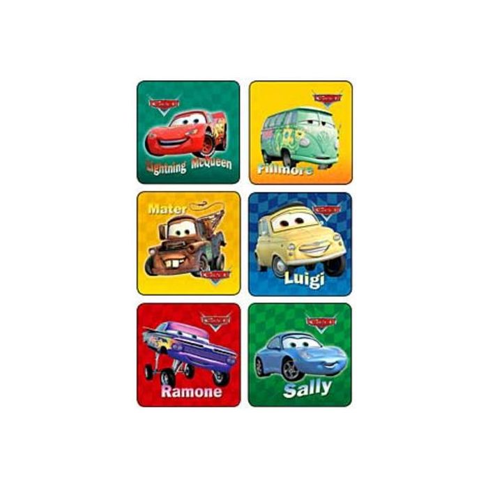 STICKERS - DISNEY CARS - 2-1/2 - 75/PACK - STM2547