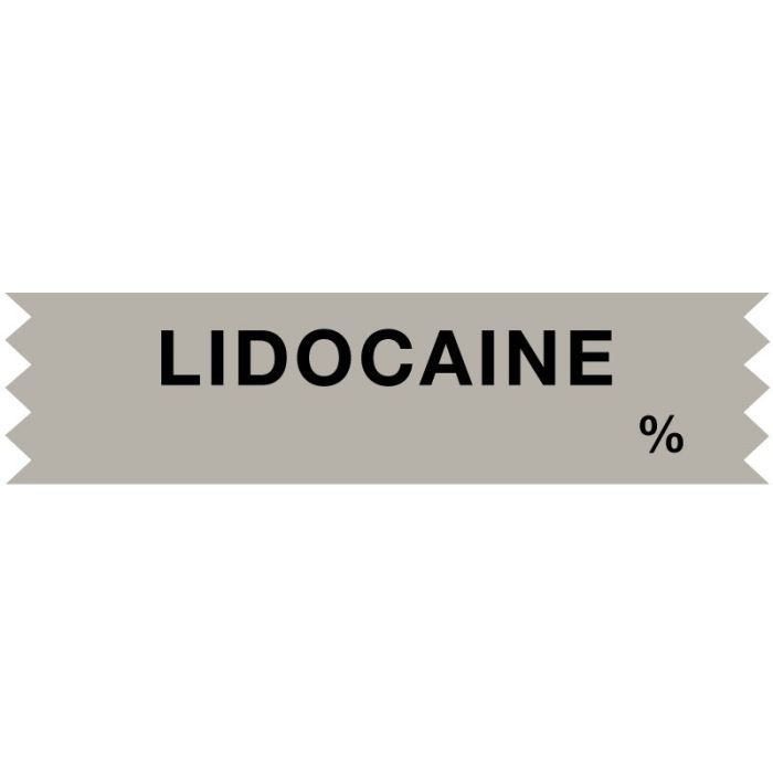 ANESTHESIA TAPE - 1 X 1/2 - LIDOCAINE % - TA121