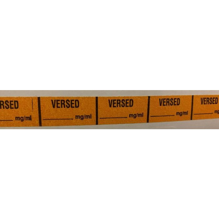 ANESTHESIA TAPE - 1/2 X 500 - VERSED____MG/ML - TA213