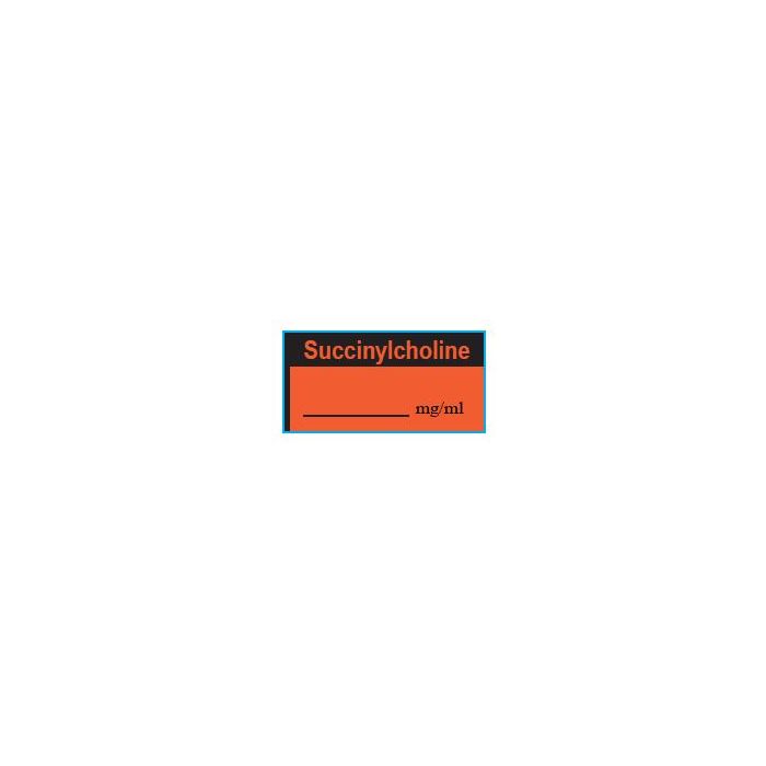 ANESTHESIA TAPE - 1/2 X 500 - SUCCINYLCHOLINE___MG/ML