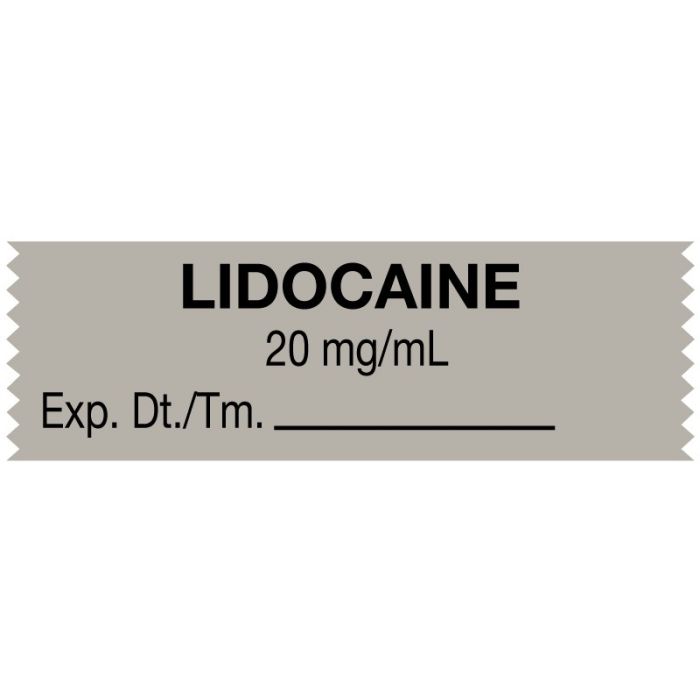 TJ1502 ANESTHESIA TAPE LIDOCAINE 20 MG/ML