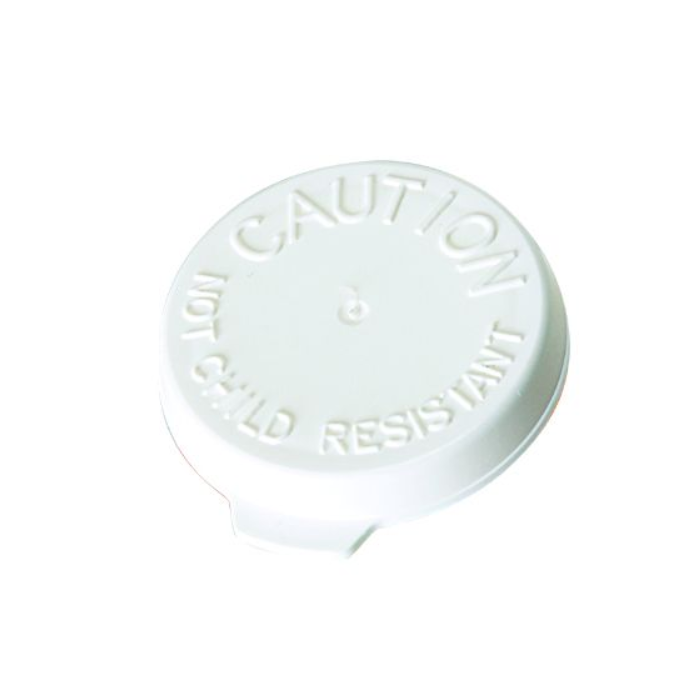 BERRY FRIENDLY & SAFE SNAP CAP - NON-LOCK - WHITE - 9 DRAM
