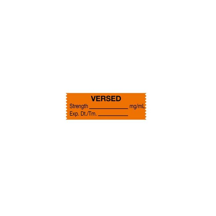 VERSED MG/ML ANESTHESIA TAPE - TJ013