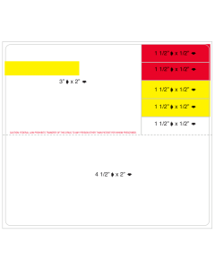 14761R BLANK DIRECT THERMAL LABEL - BLANK761