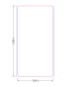 BLANK DIRECT THERMAL LABEL - 2 X 4