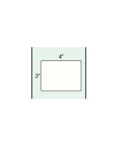 BLANK - DIRECT THERMAL LABEL - 4 X 3 - 4 ROLLS/CASE - DT4003000-3P