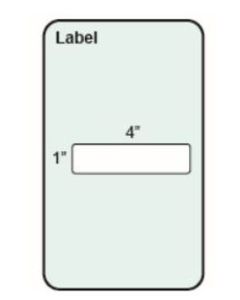 RD-4-1-5500-3 DIRECT THERMAL LABELS   4" X 1" - RD-4-1-5500-3