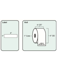 RDT4-400100-1P DIRECT THERMAL - RDT441-1P