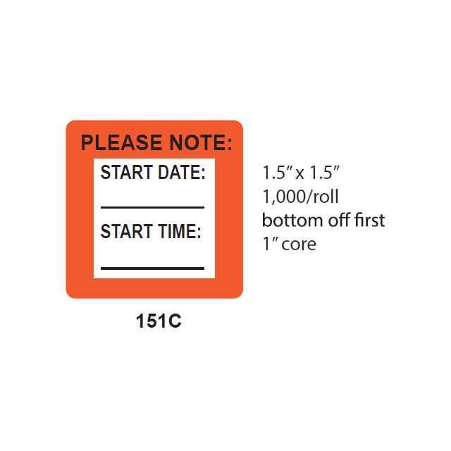 1.5" X 1.5" AUXILIARY LABEL "PLEASE NOTE..." - ADL-PLEASENOTE
