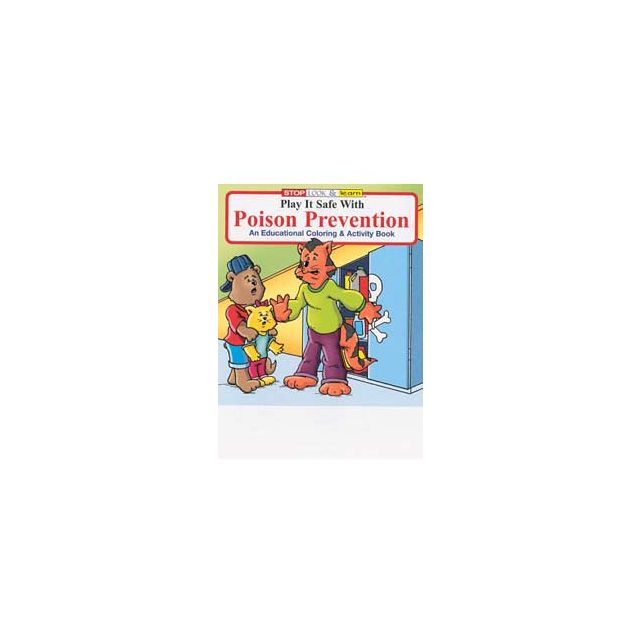 COLORING BOOKS POISON PREVENTION 8 X 10 1/2 - MB5771