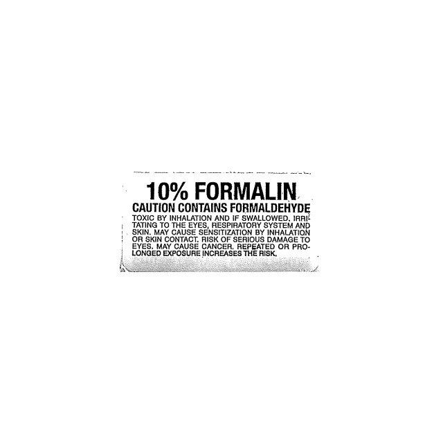 [TB-381]  10% FORMALIN LABELS - SB-381H-J