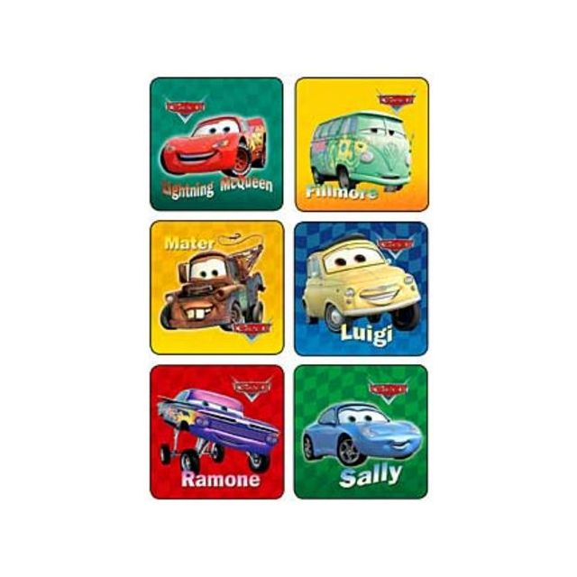 2547P DISNEY CARS STICKERS 72/PACK - STM2547