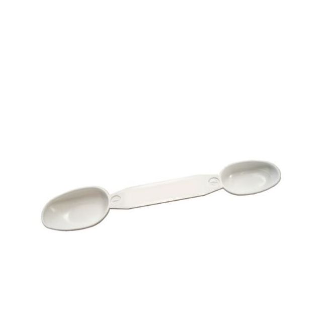 1/2 TSP - 1 TSP TWIN SPOONS NO IMPRINT WHITE - 1002