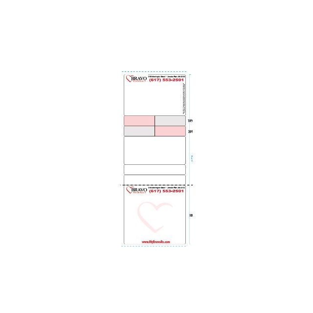 CUSTOM BRAVO PHARMACY STYLE F DIRECT THERMAL LABELS