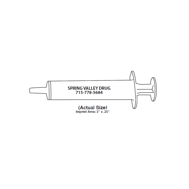 CUSTOM IMPRINTED 2 TSP SYRINGE