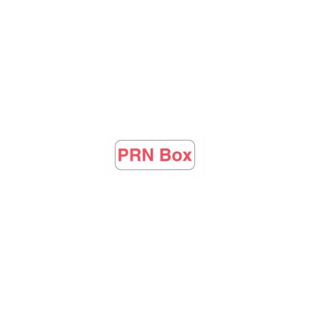 AUXILIARY LABEL - 1-11/16 X 5/8 - PRN Box