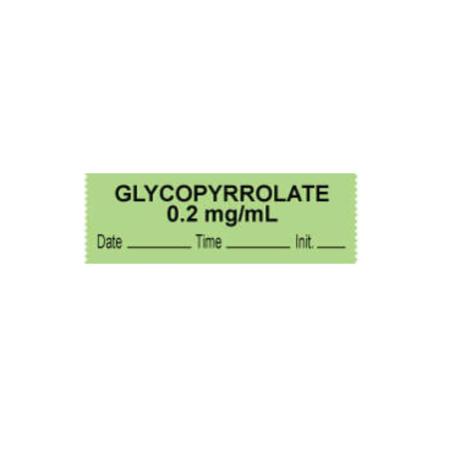 59726862 ANESTHESIA TAPE GLYCOPYRROLATE 02MG/ML