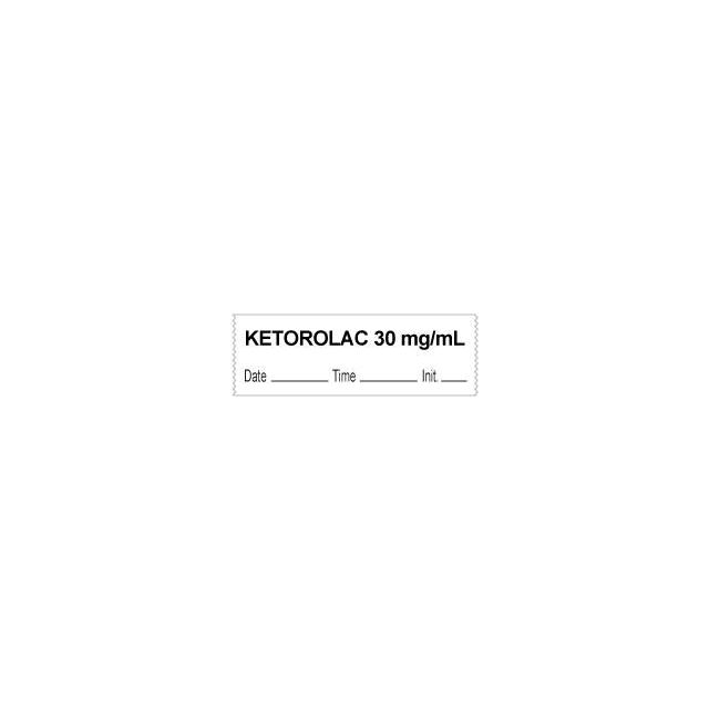 59726892 ANESTHESIA TAPE KETOROLAC 30 MG/ML