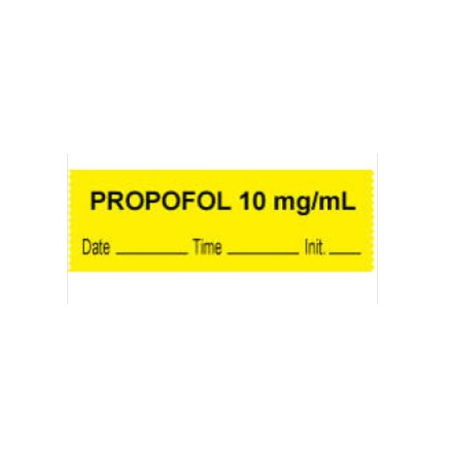 59726997 ANESTHESIA TAPE PROPOFOL 10 MG/ML - 59726997