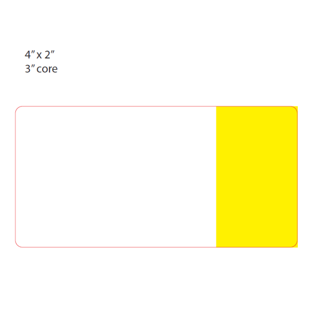 CUSTOM BLANK SCRIPT PRO DIRECT THERMAL LABEL 2 X 4 - ADLDTB1250-J