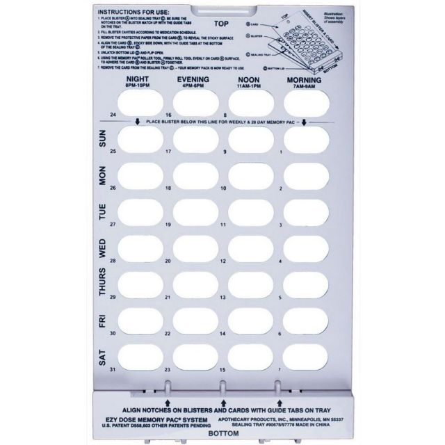 90678 28/31-DAY COLD SEAL TRAY - AP90678