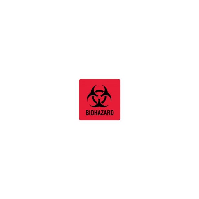 BH503 LABEL BIOHAZARD 3 X 3 - BH503-DS