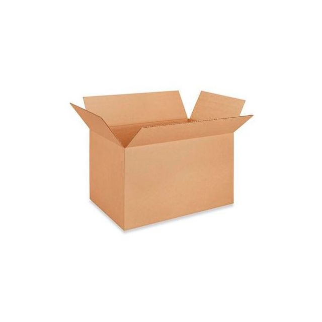 NATURAL CORRUGATED BOX 20 X 12 X 12 - 20/BUNDLE - BOX201212