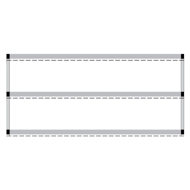 DIRECT THERMAL PRINTER LABEL, 1" CORE, 4" X 1" - DTC4101