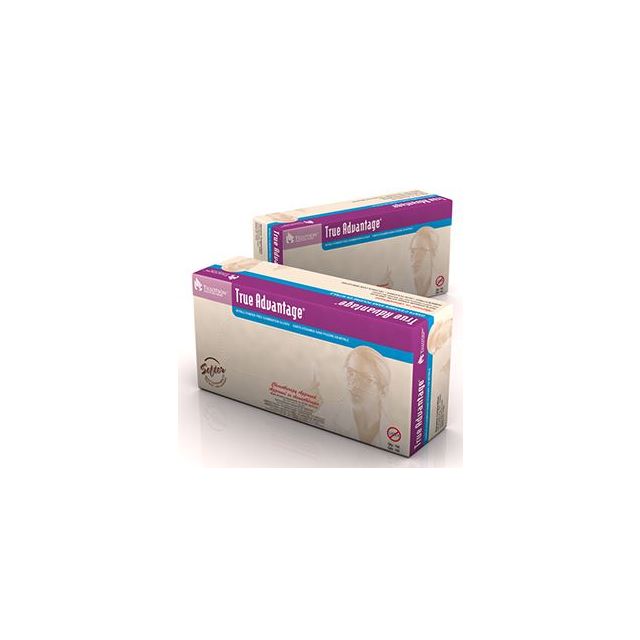 TRUE ADVANTAGE PURPLE NITRILE EXAM GLOVES - SMALL - 100/BOX - DX6502