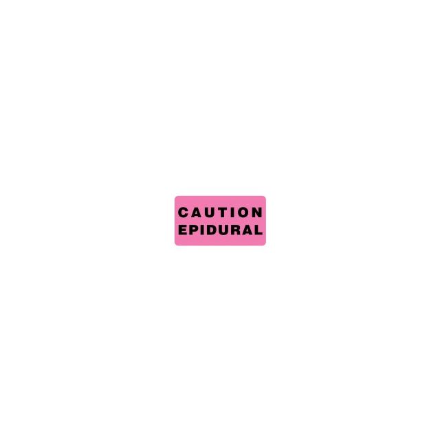 LABEL; CAUTION EPIDURAL - FP129