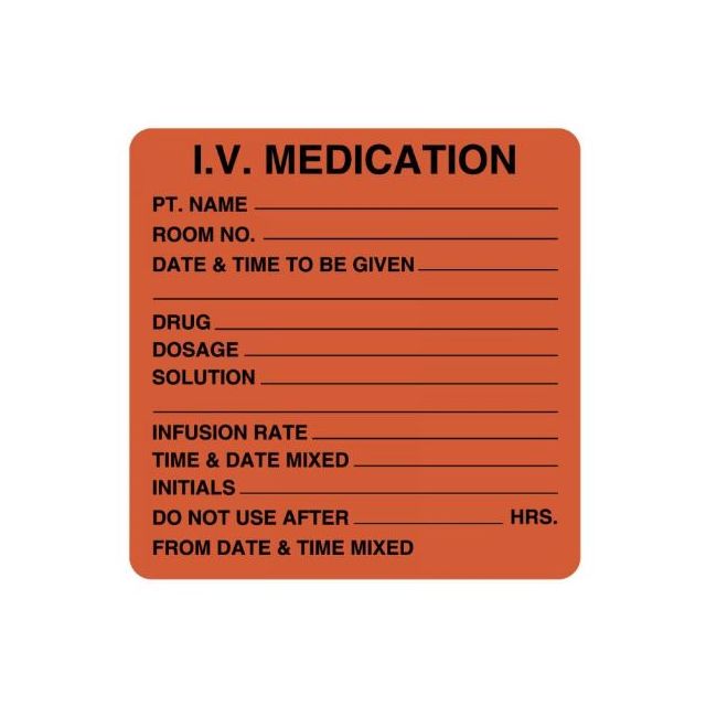 IV503 LABEL IV MEDICATION - IV503