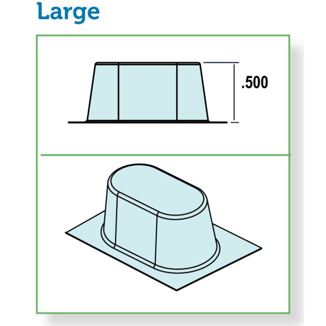 200-34 31 CT BLISTERS LG OVAL - J200-34