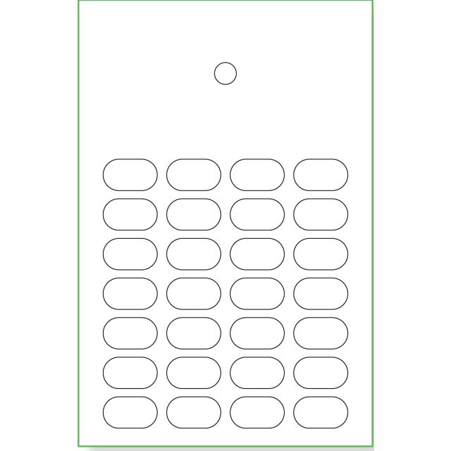 300-38 28 DOSE WEEKLY HEAT SEAL PILL CARD - J300-38