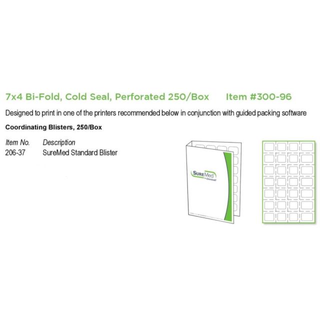 300-96 28 CT PERF COLD SEAL CARD - J300-96