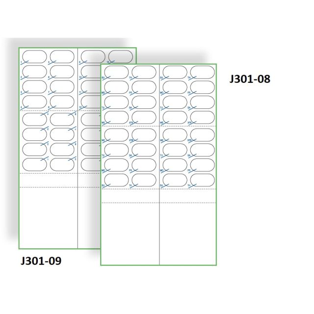 301-08 OPTIPAK HEAT SEAL 8/16 DOSE DAYS OF THE WEEK - J301-08