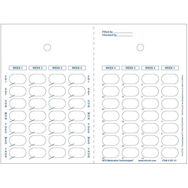 327-13 HS 28 COUNT CARD - J327-13