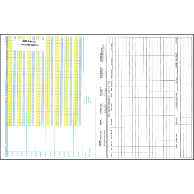 MULTI COLOR LASER MEDSHEET - JMAR-D/BL