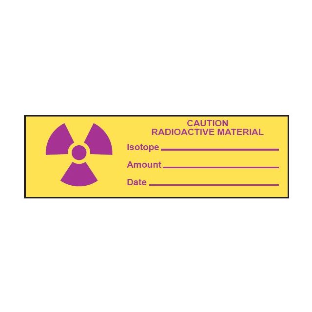 LRA-3 TAPE CAUTION RADIOACTIVE MATERIAL - LRA3