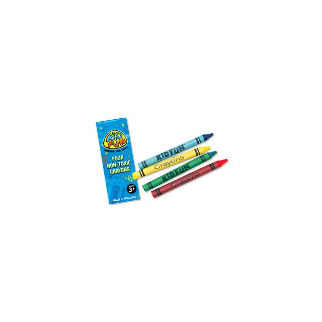 ECONOMY 4PK CRAYONS - MB4051