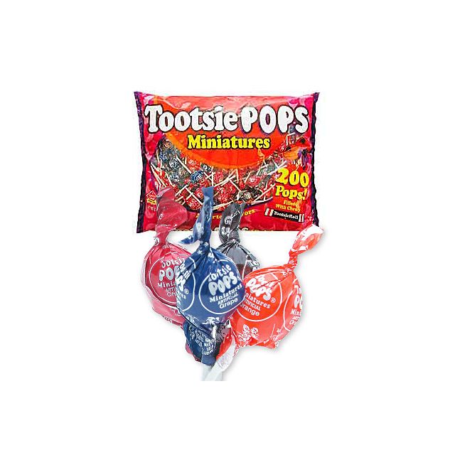 4061 MINI TOOTSIE POPS 200/PACK - MB4061-J