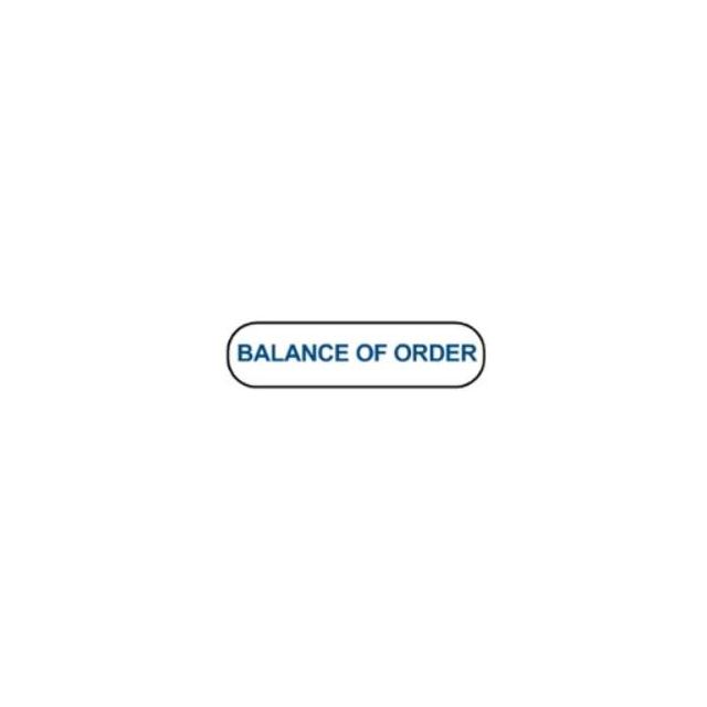 WARNING LABEL L-005O BALANCE OF ORDER - MWL5O-J