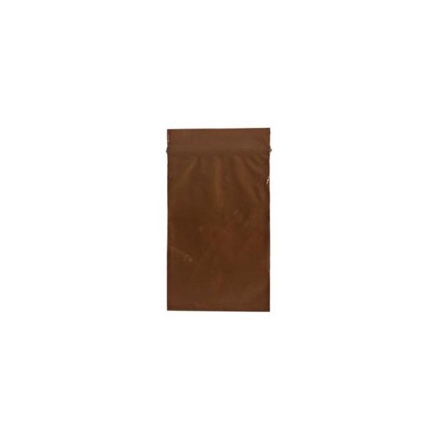 Q204 AMBER RECLOSABLE ZIP BAG 8 X 8 3ML, 1000/CASE - Q204-J