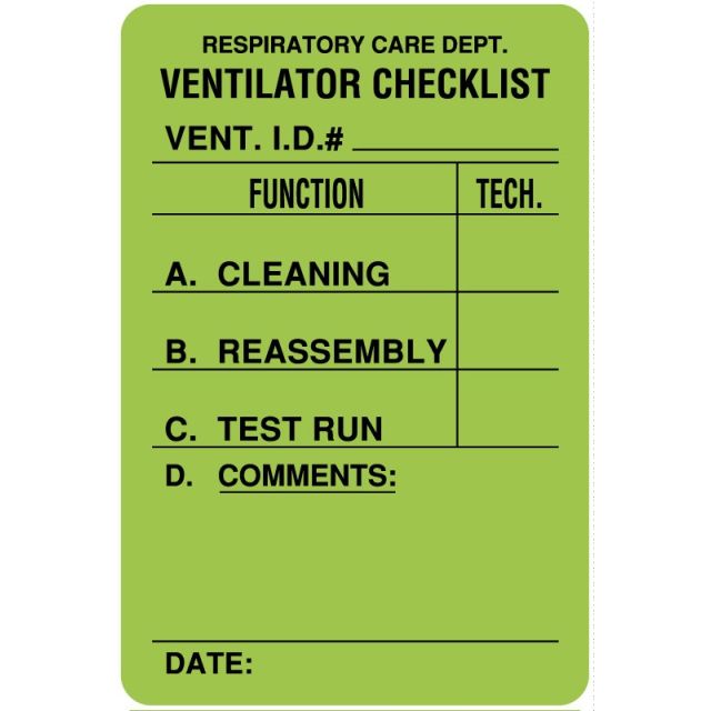 LABEL VENTILATOR - RT300